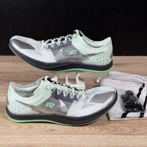 Nike ZoomX Dragonfly XC Shoes Mens Size 10 Green Silver Track Spikes DX7992-300